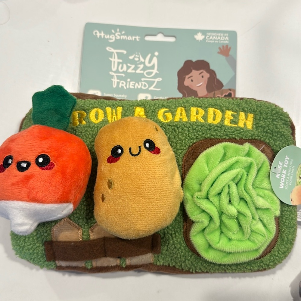 New HUGSMART Puppy Garden Snuffle Dog Plush Toy